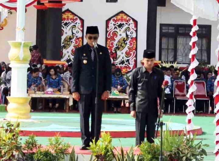 Pj Bupati Mura Hermon Pimpin Upacara Peringatan HUT PGRI dan Korpri 2024